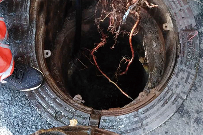 王屋镇管道预处理